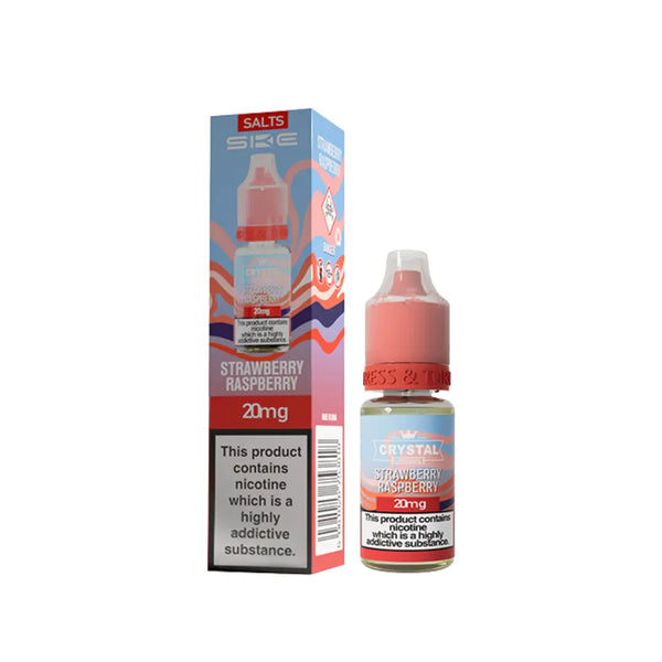 SKE Crystal Strawberry Raspberry 10ml Nic Salt E-liquid