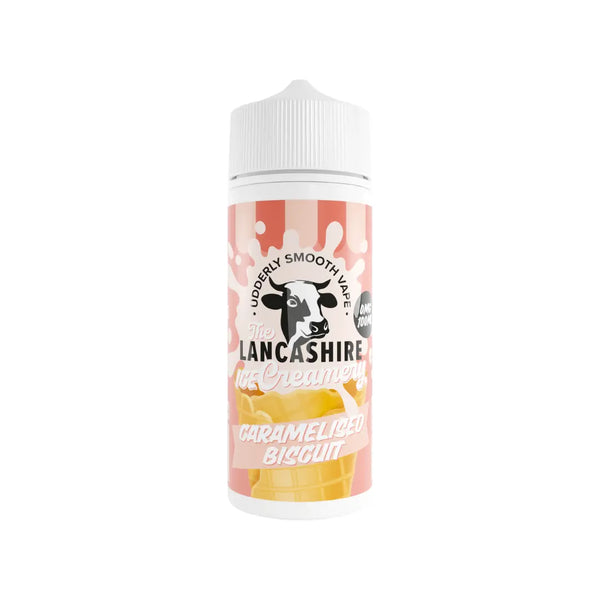 The Lancashire Ice Creamery Caramelised Biscuit 100ml Shortfill