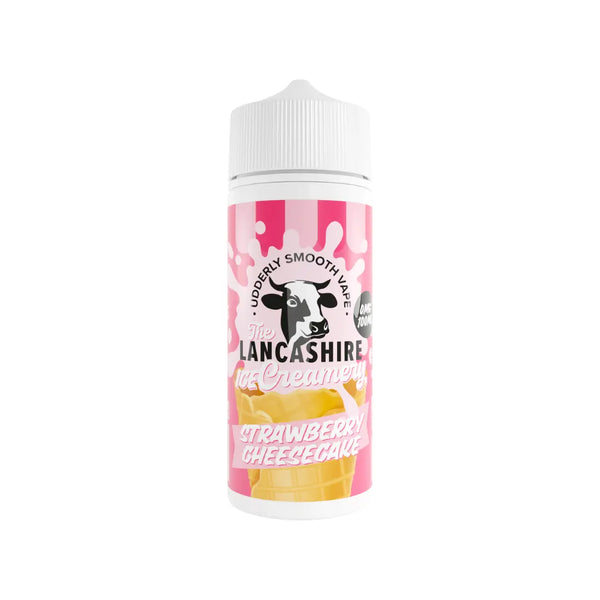 The Lancashire Ice Creamery Strawberry Cheesecake 100ml Shortfill