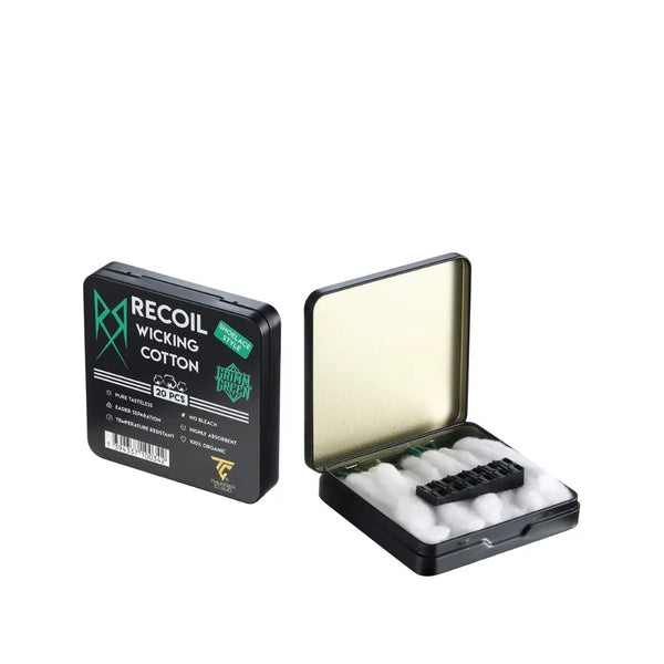 Recoil Wicking Cotton By ThunderCloud X Grimm Green