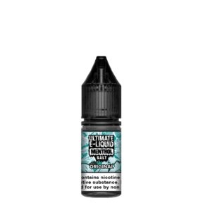 Ultimate E-Liquid Menthol 10ML Nic Salt (Pack of 10)