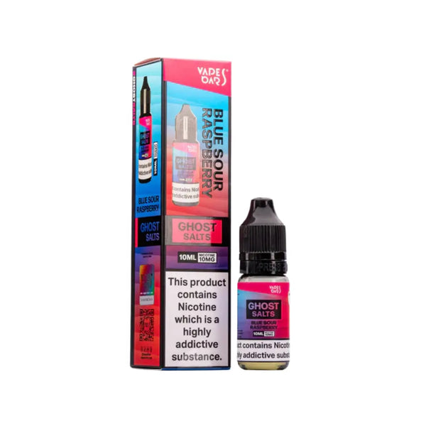 Vapes Bars Ghost Blue Sour Raspberry 10ml Nic Salt E-liquid