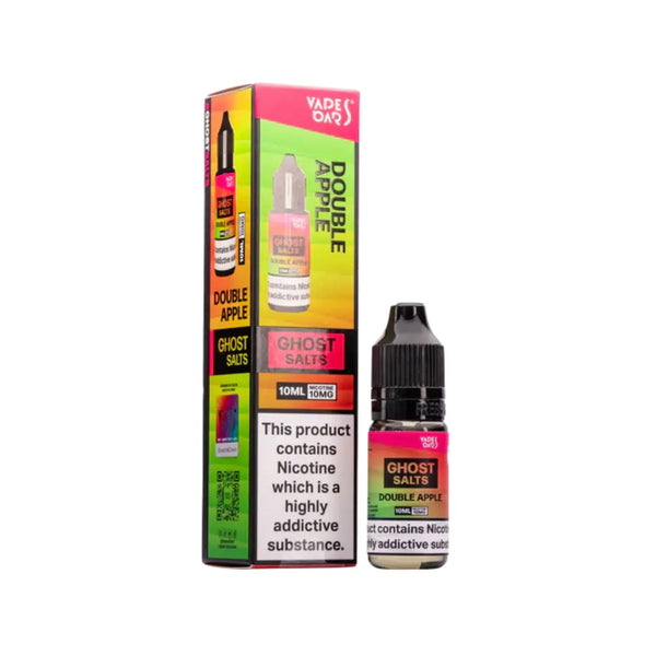 Vapes Bars Ghost Double Apple 10ml Nic Salt E-liquid