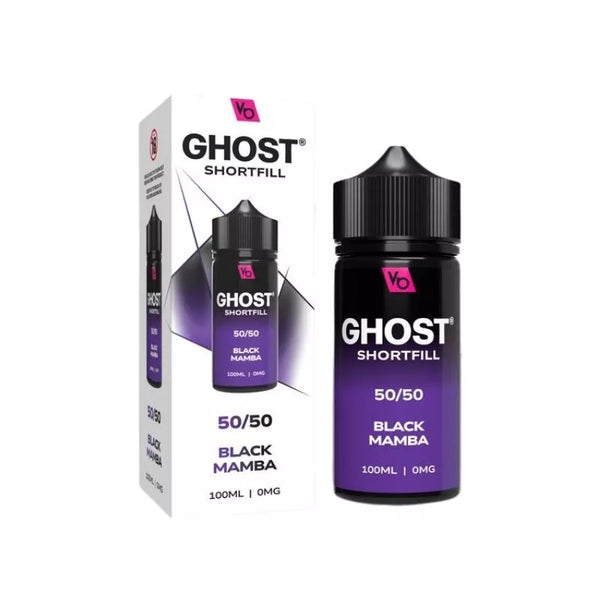 Vapes Bars Ghost Black Mamba 100ml Shortfill