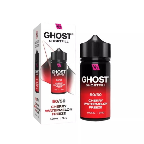 Vapes Bars Ghost Cherry Watermelon Freeze 100ml Shortfill