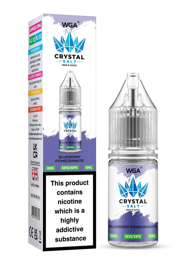 WGA Crystal Nic Salt 10ml E-Liquid Box of 10