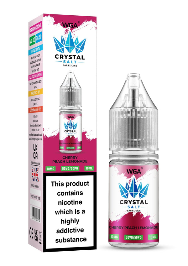 WGA Crystal Nic Salt 10ml E-Liquid Box of 10