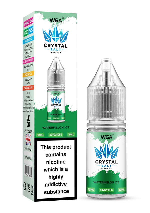 WGA Crystal Nic Salt 10ml E-Liquid Box of 10