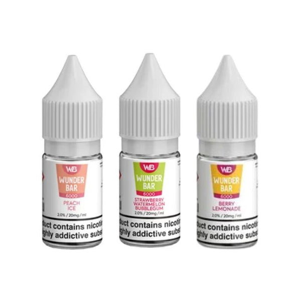 Wundar Bar 6000 Nic Salt 10ml - Box Of 10