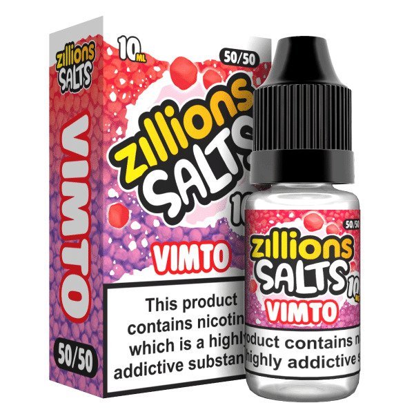 Zillions Nic Salt 10ml Pack of 5