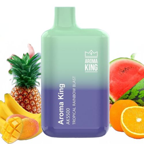 0% Aroma King AK5500 Disposable Vape Pod- Box of 10