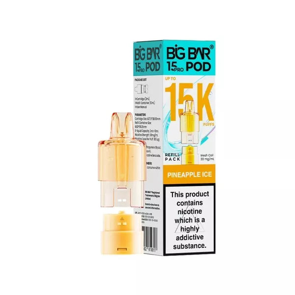 Big Bar Pro 15K Pineapple Ice Refills