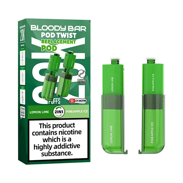 Bloody Bar Pod Twist 20K Lemon Lime / Pineapple Ice Refill Pod