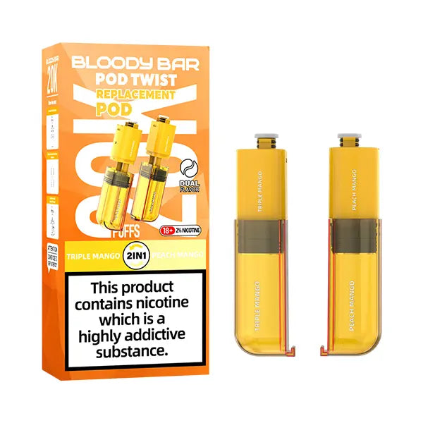Bloody Bar Pod Twist 20K Triple Mango / Peach Mango Refill Pod
