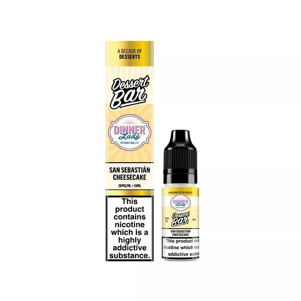 Dinner Lady Dessert San Sebastien Cheesecake Bar Salt 10ml