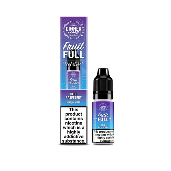 Dinner Lady Fruit Full Blue Raspberry 10ml Nic Salt