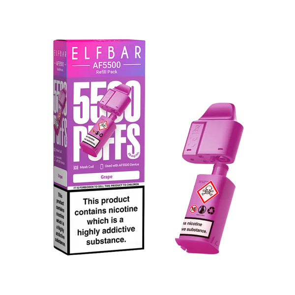 Elf Bar AF5500 Grape Refill Pod