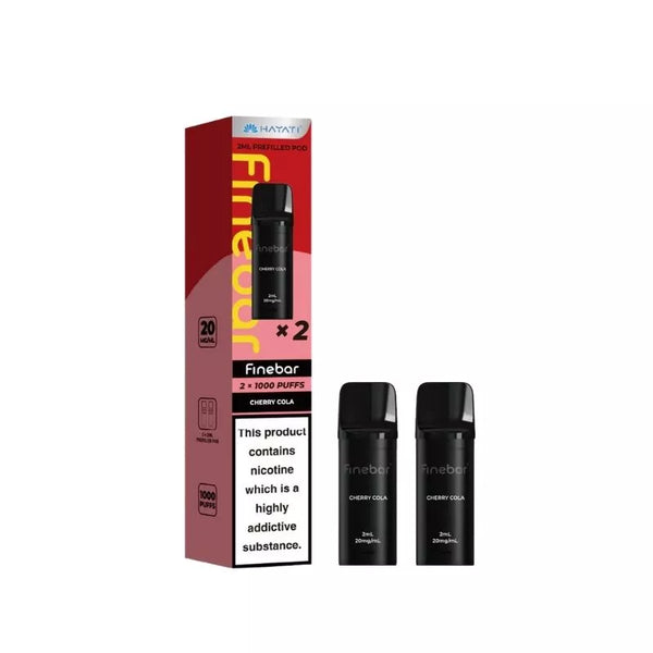 Hayati Finebar 1000 Cherry Cola Prefilled Pods