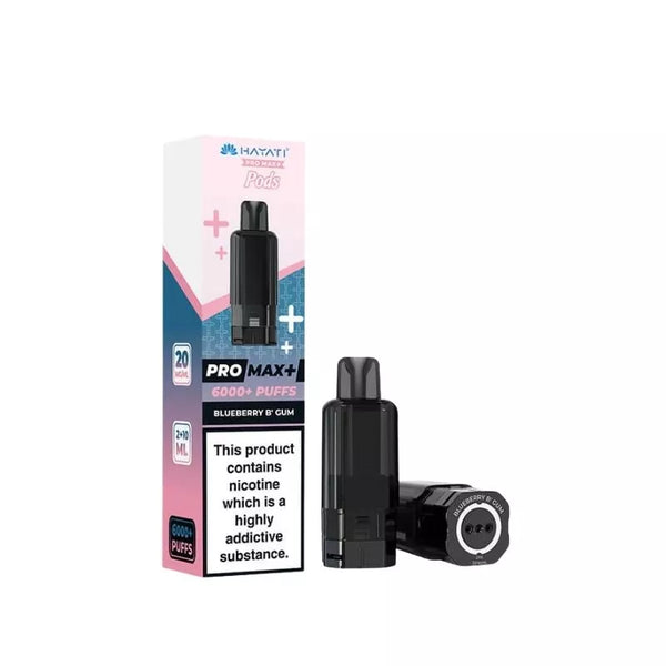 Hayati Pro Max Plus 6000 Blueberry Bubblegum Refill Pods