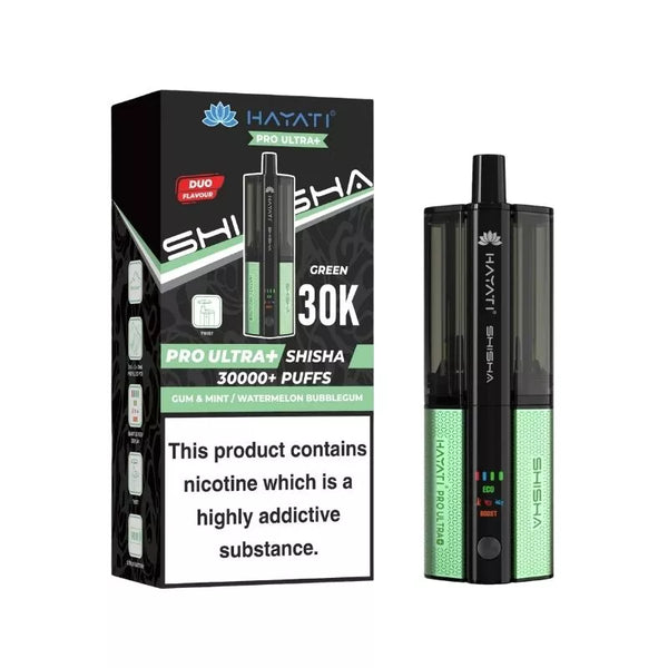 Hayati Pro Ultra Plus Shisha 30000 Prefilled Pod Vape Kit