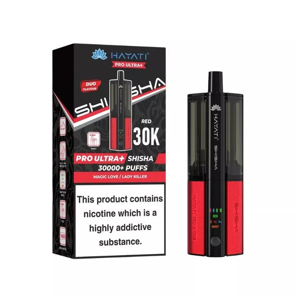 Hayati Pro Ultra Plus Shisha 30000 Prefilled Pod Vape Kit
