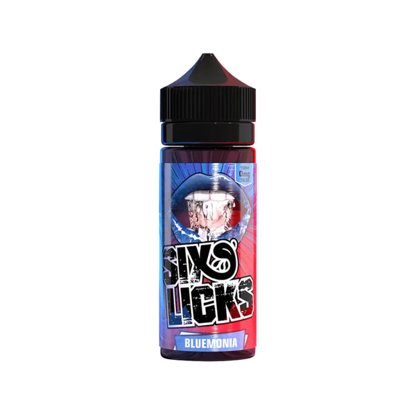 Six Licks Bluemonia 100ml Shortfill E-liquid