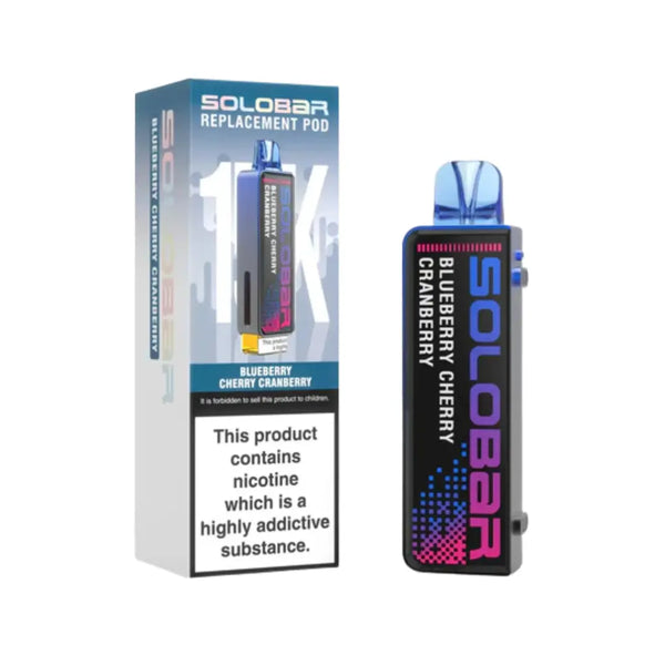 Solobar 15K Blueberry Cherry Cranberry Refill Pod