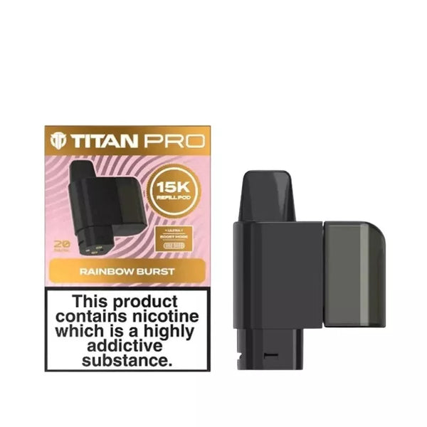 Titan Pro 15K Rainbow Burst Refill Pods