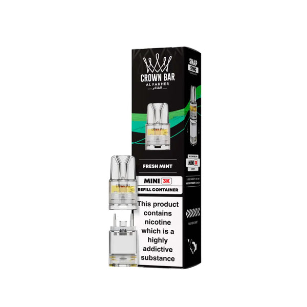 Al Fakher Crown Bar Mini 3K Refill Pods