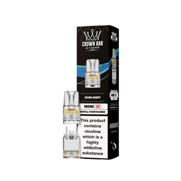 Al Fakher Crown Bar Mini 3K Refill Pods