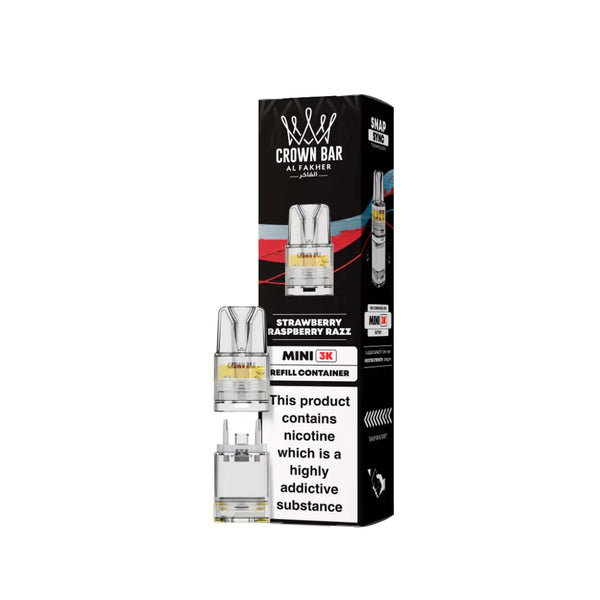 Al Fakher Crown Bar Mini 3K Refill Pods