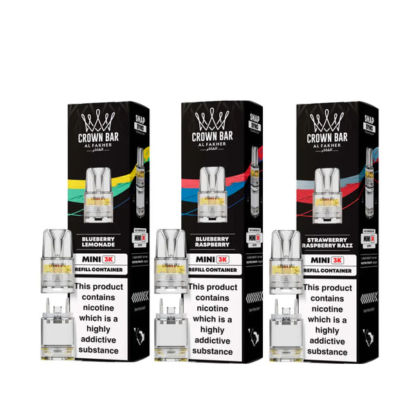 Al Fakher Crown Bar Mini 3K Refill Pods