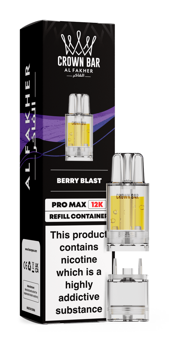 Al Fakher Crown Bar Pro Max 12k Replacement Pods Pack of 5