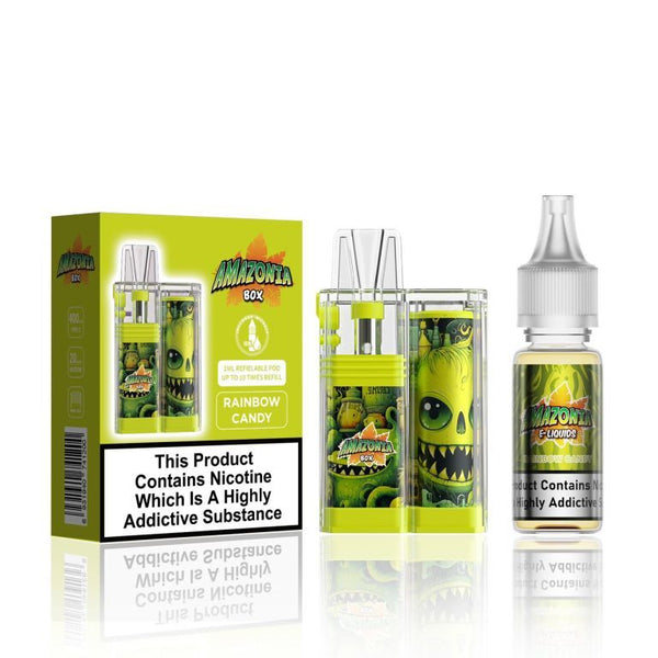 Amazonia Box 16k Puffs Refillable Vape Box of 10