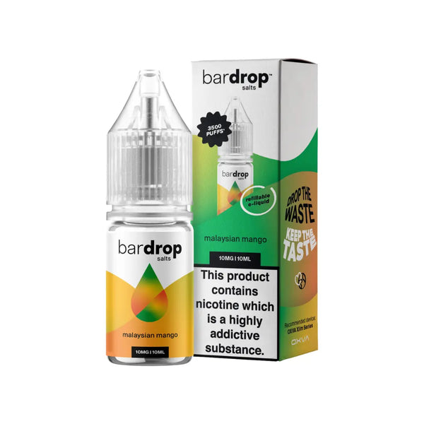 Bar Drop Malaysian Mango 10ml Nic Salt E-liquid
