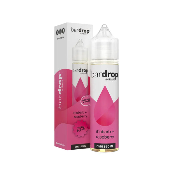 Bar Drop Rhubarb + Raspberry 50ml Shortfill