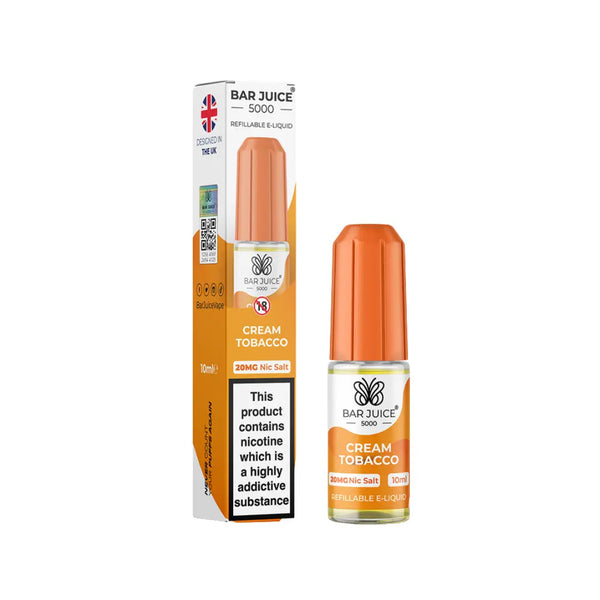 Bar Juice 5000 Cream Tobacco Nic Salt