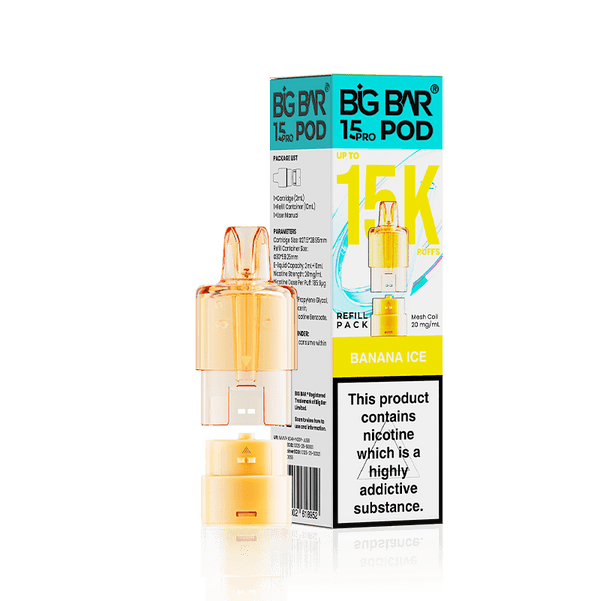 Big Bar 15000 Pro Prefilled Replacement Pods Pack of 5
