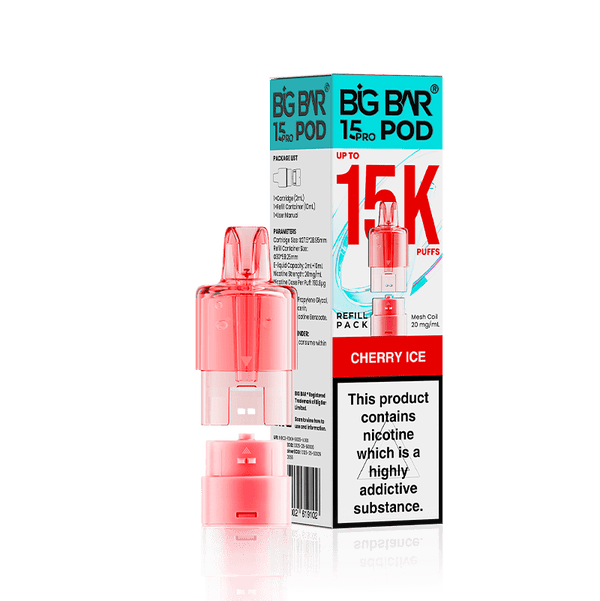 Big Bar 15000 Pro Prefilled Replacement Pods Pack of 5
