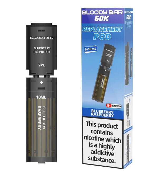 Bloody Bar 60k Prefilled 4 In 1 Replacement Pods Box of 5