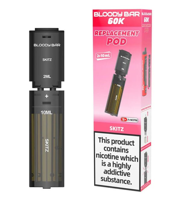 Bloody Bar 60k Prefilled 4 In 1 Replacement Pods Box of 5
