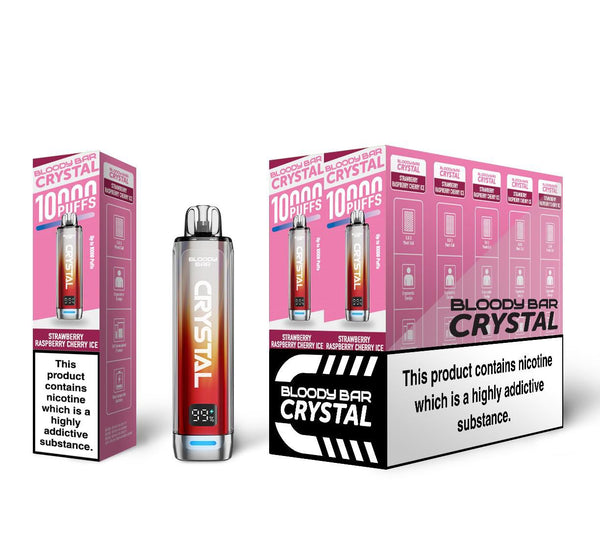 Bloody Bar Crystal 10000 Prefilled Pod Kit Box of 10