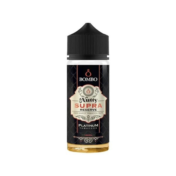 Bombo Platinum Nutty Supra Reserve 100ml Shortfill E-liquid
