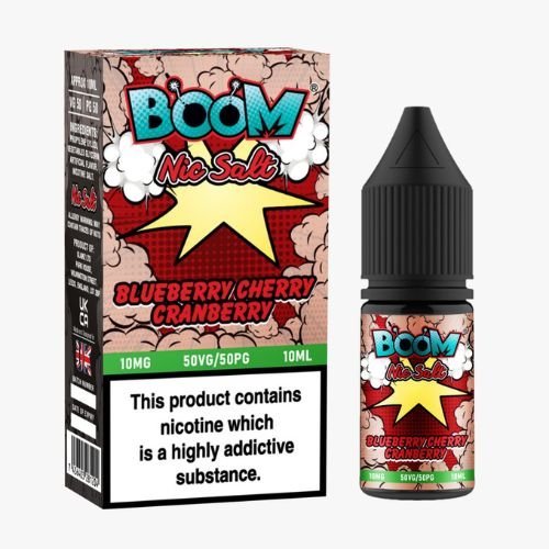 Boom Nic Salts 10ml E-liquids - Box of 10