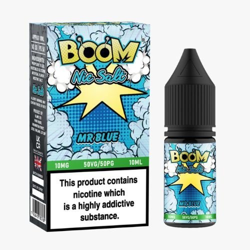 Boom Nic Salts 10ml E-liquids - Box of 10
