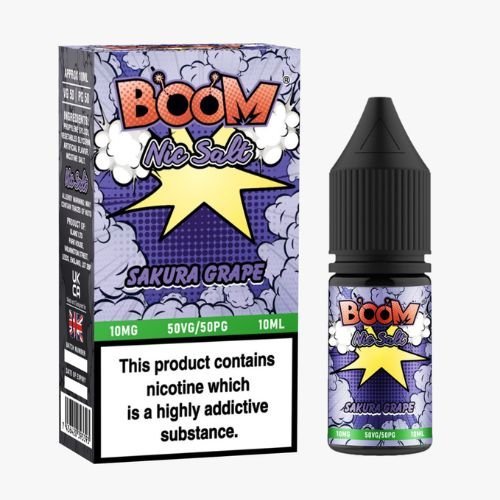 Boom Nic Salts 10ml E-liquids - Box of 10