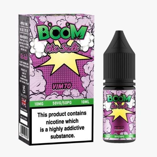 Boom Nic Salts 10ml E-liquids - Box of 10