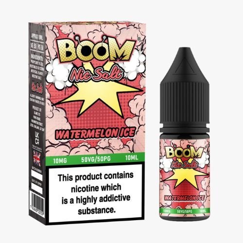 Boom Nic Salts 10ml E-liquids - Box of 10