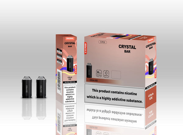 Crystal Bar Original 600 Replacement Pods Pack of 5
