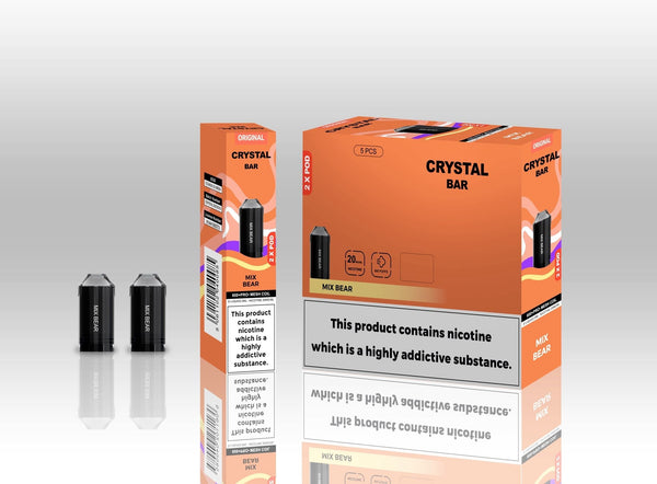 Crystal Bar Original 600 Replacement Pods Pack of 5